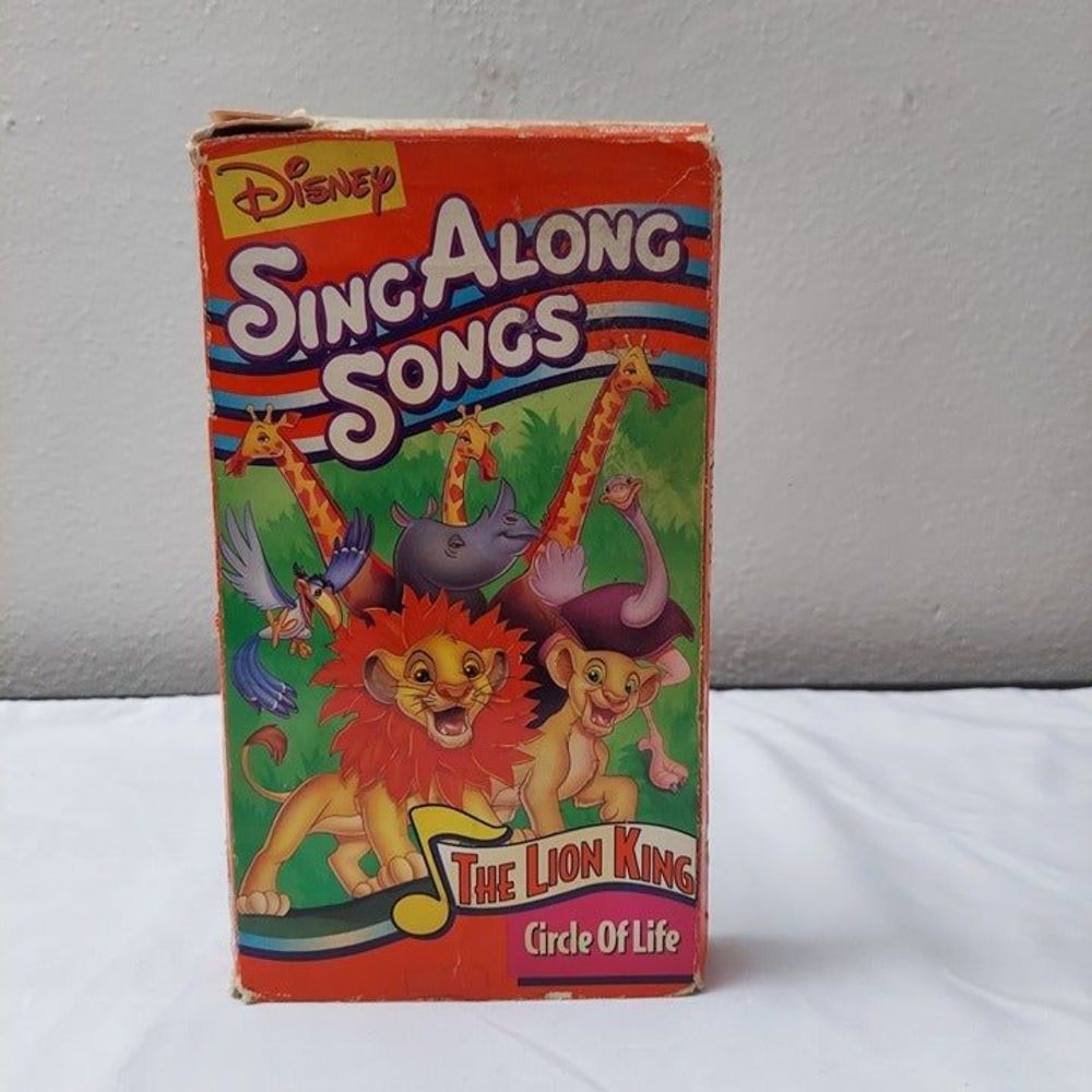 Disney's Sing Along Songs The Lion King Circle of Life VHS 1994 Vintage Video